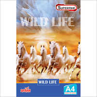 लाइट वेट A4 साइज प्रैक्टिस नोटबुक