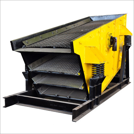 Delivered Linear Vibrating Screen - Steel, Variable Dimensions | Adjustable Vibration Frequency, Customizable Screen Mesh, No Oil Required, Designed for Food and Chemical Industries
