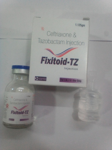 Ceftriaxone1Gm Tazobactum 125Mg Injection Application: For Health