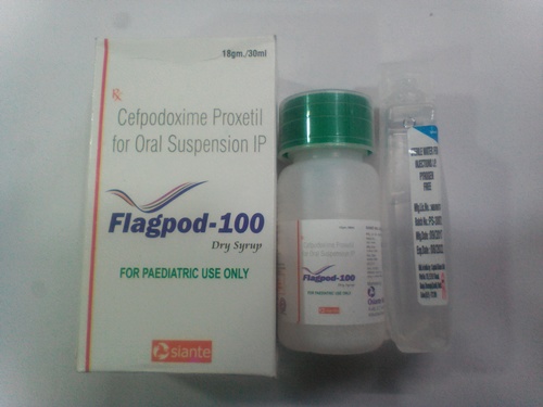 Cefpodoxime 100Mg/5Ml ) Wfi With Carton And Measuring Cup Capsules