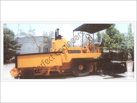 Asphalt Paver Finisher - 2.5x6 Meters , Yellow Diesel Engine With Automatic Transmission And Durable Design