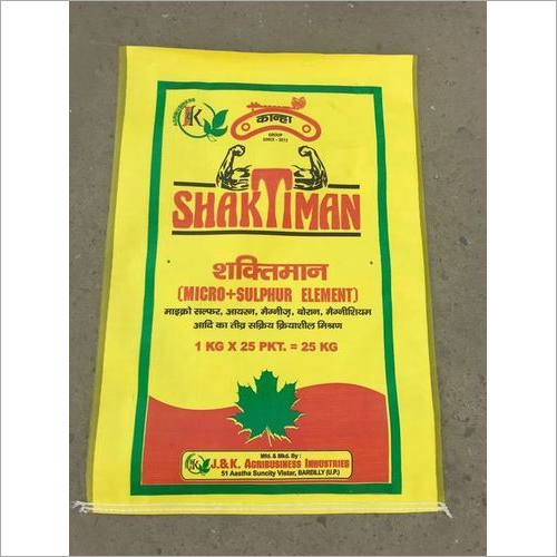 Pesticides Bopp Laminated Bag