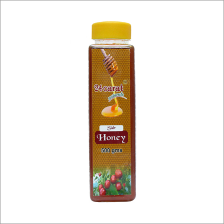 Sidr Honey - Plastic Bottle 500gms | Pure Honey, Amber Color, Increased Stamina, High Potency, Nutritional Boost, Food Grade, Home Grade
