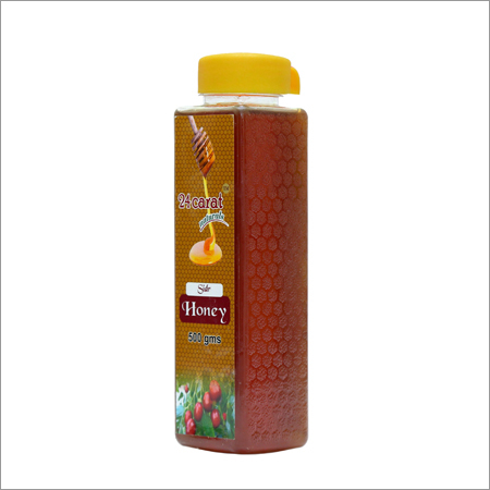 Sidr Honey - Plastic Bottle 500gms | Pure Honey, Amber Color, Increased Stamina, High Potency, Nutritional Boost, Food Grade, Home Grade