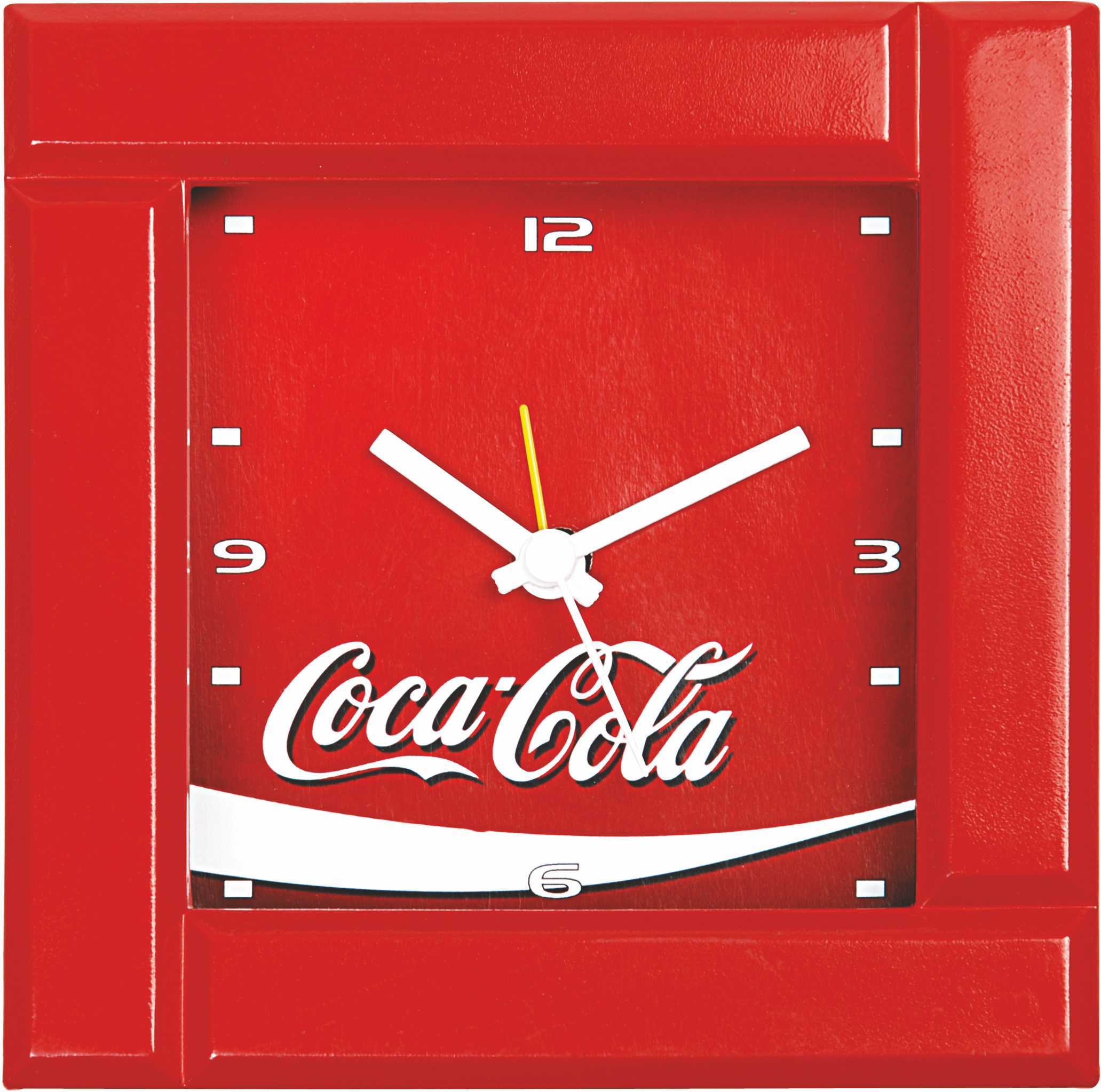 Alarm Clock - Plastic, 5 Inch Diameter, Square Shape | Analog Type For Home, Office, And Institute Use