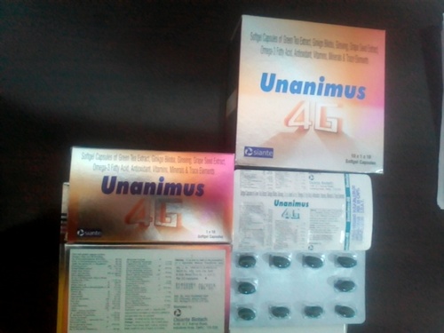 UNANIMUS-4G - 4G Formula Capsules | Blister Pack of 10, Store in Dry Place