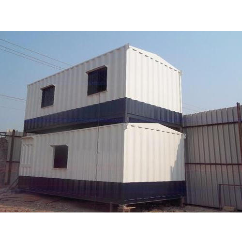 Metal Site Office Cabin - Aluminum Sheet Structure, 4mm Wall Thickness, White Color | Rust-Resistant, Eco-Friendly, Modular Design with Sliding Windows