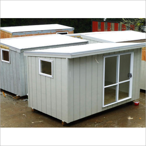 MS Security Cabin - Steel, Customized Dimensions, Gray Color | Easy Assembly, Durable Design, Enhanced Insulation
