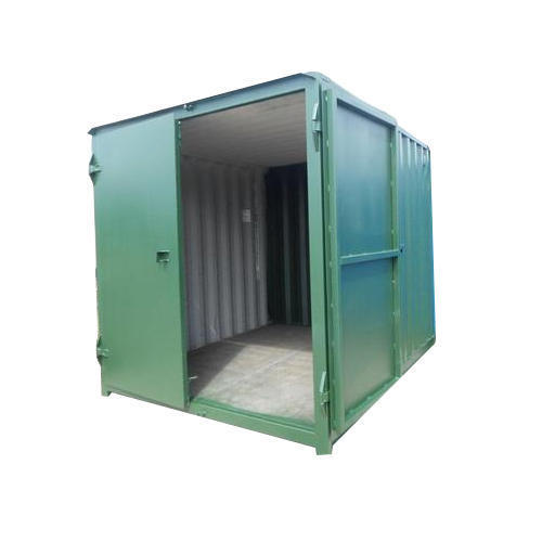 Small Modular Container - Aluminum Sheet, Customized Size, Green Color | Weatherproof, Rust-Resistant, Flexible Design with Insulated Walls, Easy to Relocate, Suitable for Various Uses