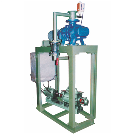 Booster Vacuum System - Aluminium, 12-13 kg Weight | 100V Industrial Use, Green-Blue-White Color