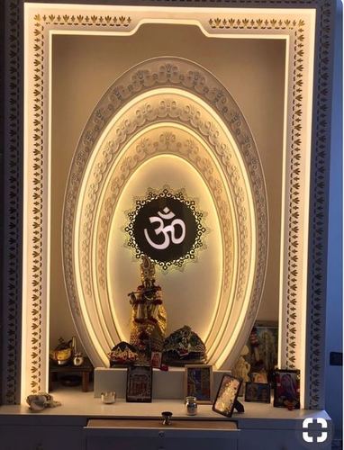 डिजाइनर लकड़ी का मंदिर