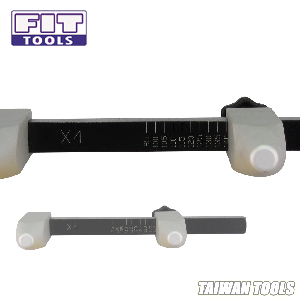 Fit Tools Bolt Circle Wheel Lug Pattern Gauge With Slide Rule
