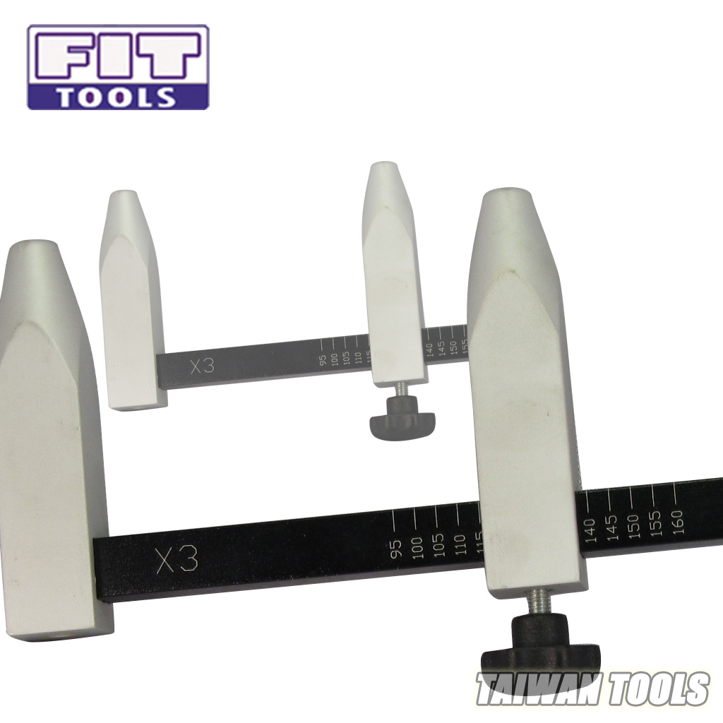 Fit Tools Bolt Circle Wheel Lug Pattern Gauge With Slide Rule