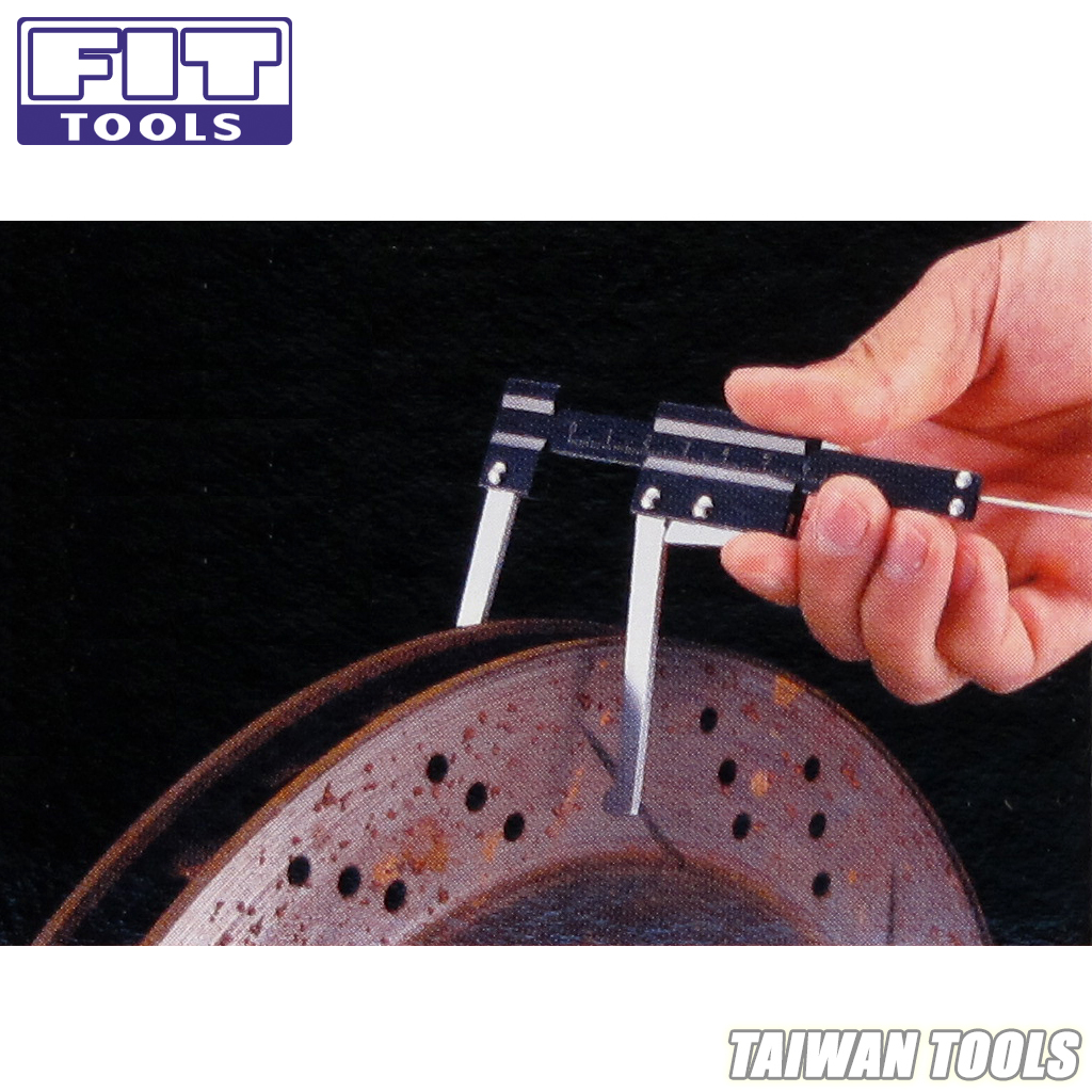 Fit Tools Auto Brake Disc Depth Gauge And Tire Tread Depth Measuring Caliper