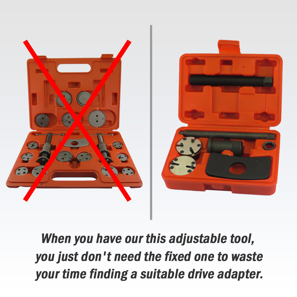 Fit Tools Universal Auto Adjustable Disc Brake Caliper Piston Rewind Wind Back Remover