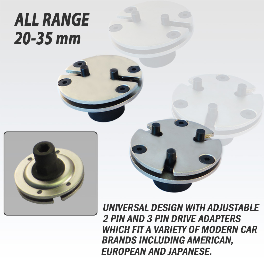 Fit Tools Universal Auto Adjustable Disc Brake Caliper Piston Rewind Wind Back Remover