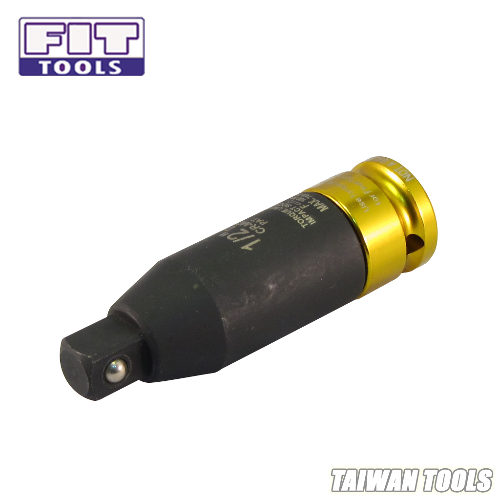 1/2 Inch Cr-mo Color Deep Sockets 3 Pcs(17,19,21mm)+h.d.t. Torsion Impact Adapter