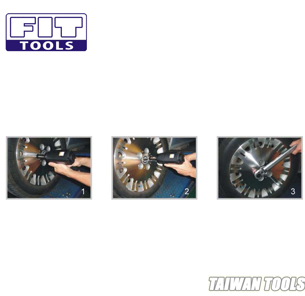 Fit Tools 3 Pcs 150mm Thin Wall Safety Torque Limited Impact Socket