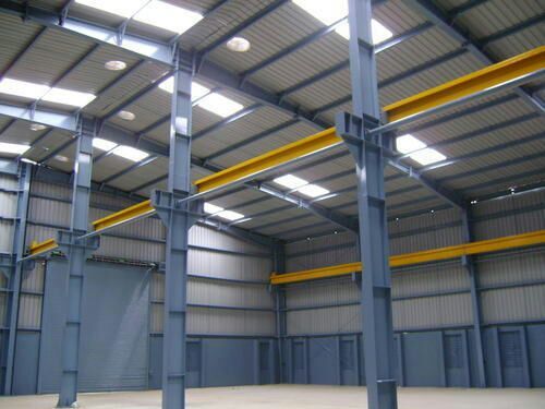 Pre Engineering Structure - Aluminum Sheet, Black and Gray Color | Ideal for Hotels/Restaurants and Workshops, Featuring Nine Aluminum Windows