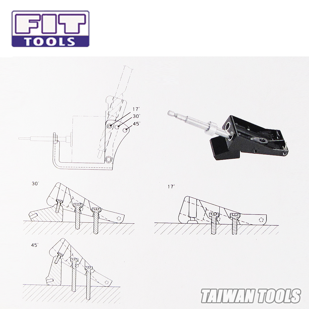 Portable 3 Angle Countersink Drill Guide Tool