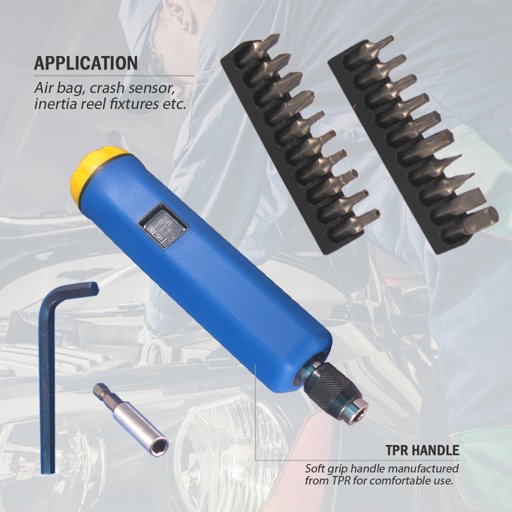 Fit Tools Adjustable Tpr Torque Limited 1-4 Nm Screwdriver