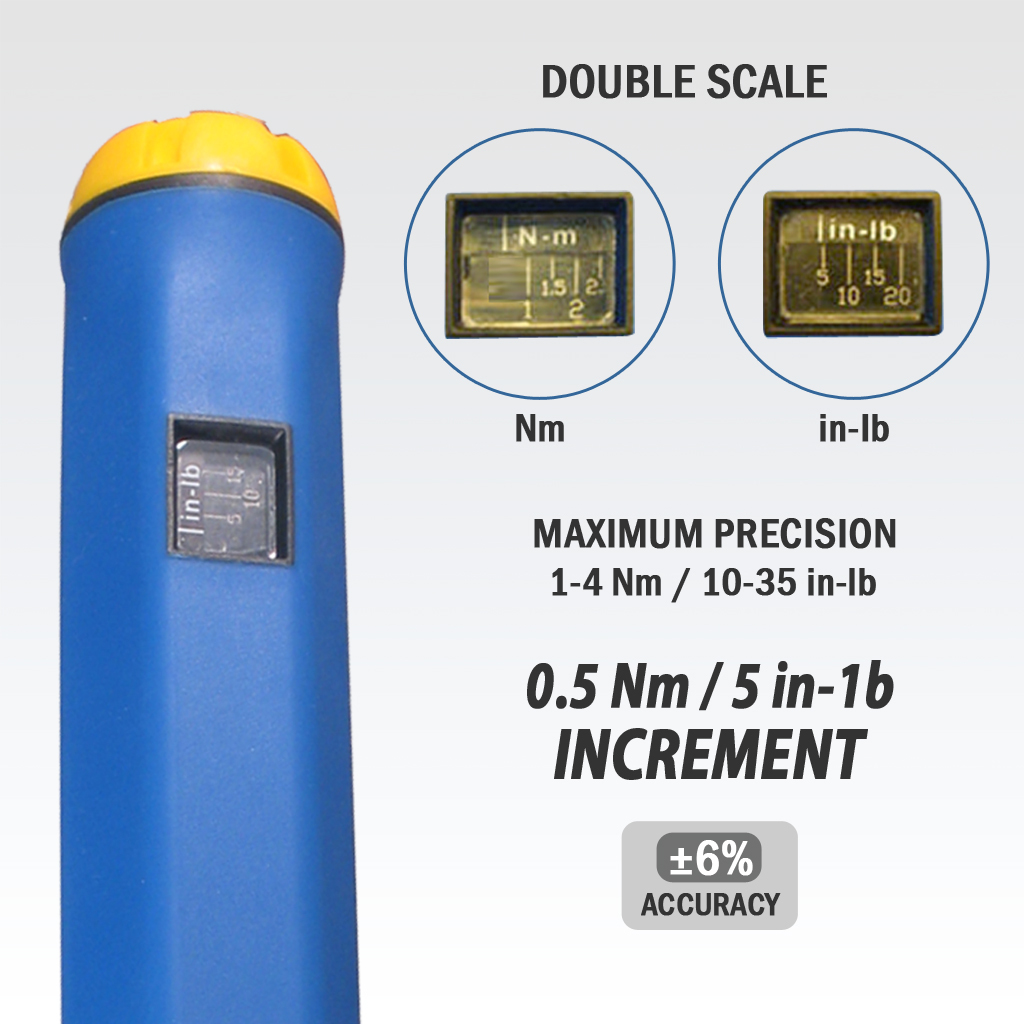 Fit Tools Adjustable Tpr Torque Limited 1-4 Nm Screwdriver