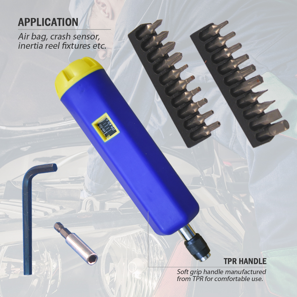 Fit Tools Made In Taiwan Adjustable Torque Screwdriver With 2 Display 2 ~ 10 Nm