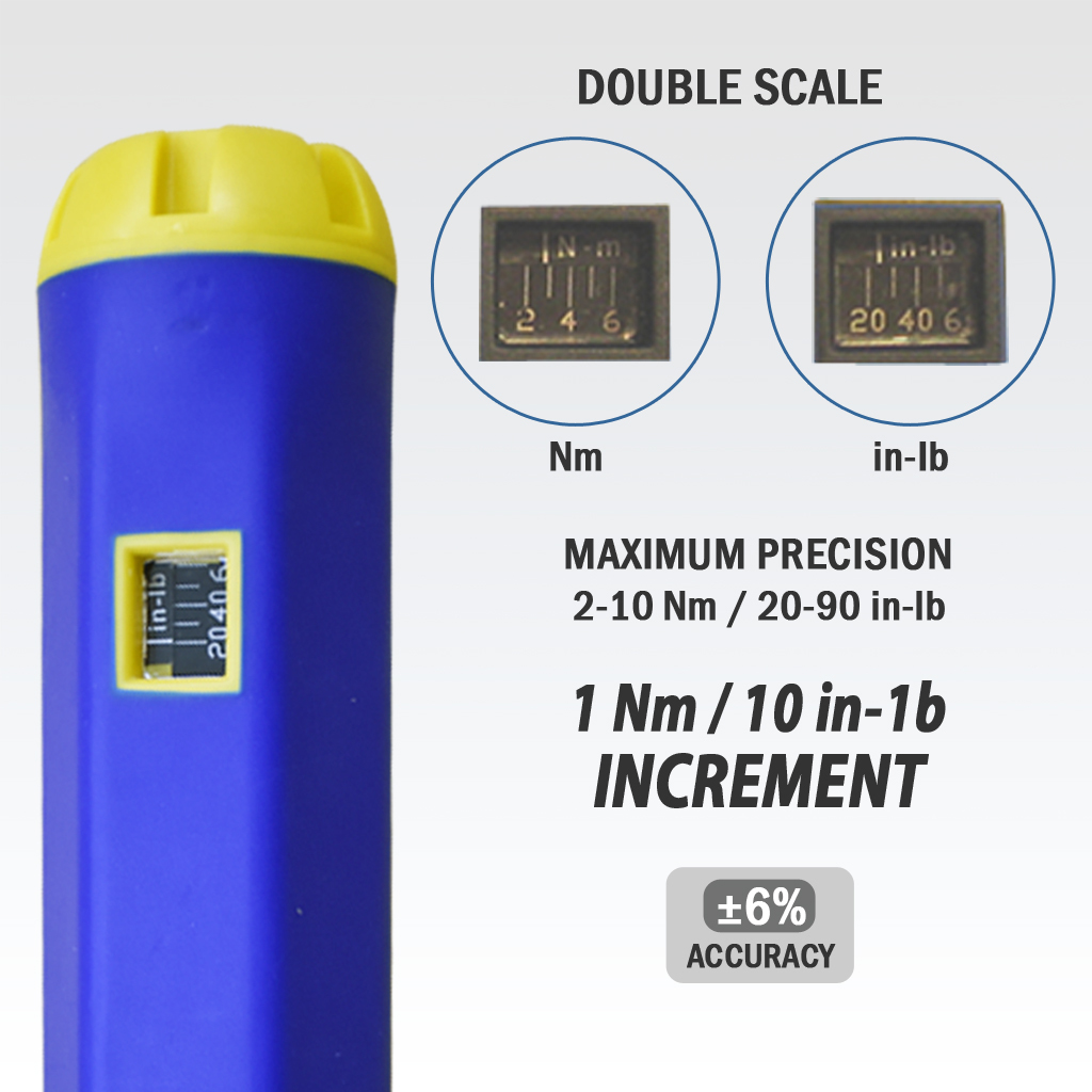 Fit Tools Made In Taiwan Adjustable Torque Screwdriver With 2 Display 2 ~ 10 Nm