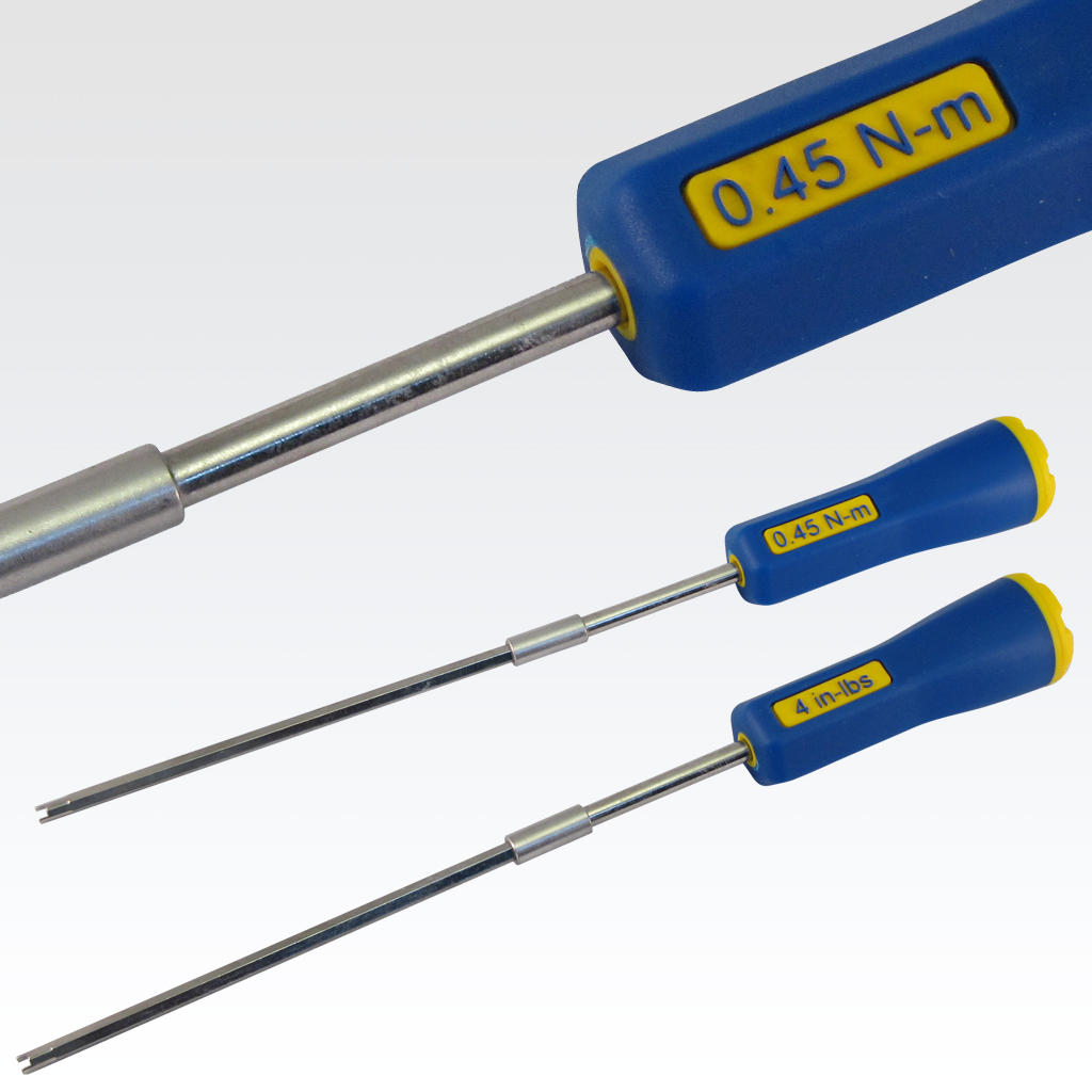 155/245mm Tyre Valve Core Auto Click Torque Remover/installer Screwdriver 0.45nm(4in-lbs)