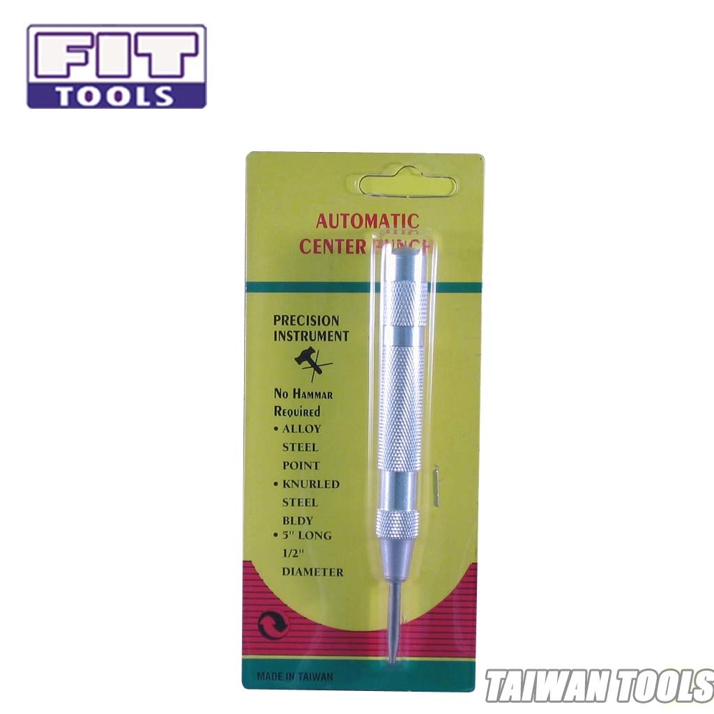 Fit Tools Made In Taiwan 5" Pro Automatic Center Punch Tool