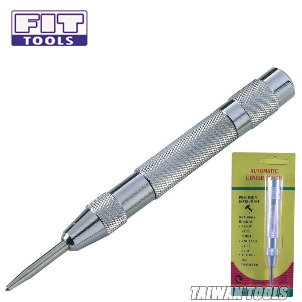 Fit Tools Made In Taiwan 5" Pro Automatic Center Punch Tool