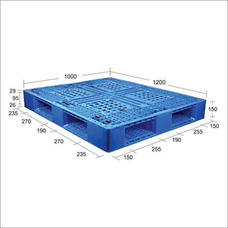 Blue Plastic Pallet Exports Pallets