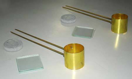 Yellow Le Chatelier Mould For Testing Lab