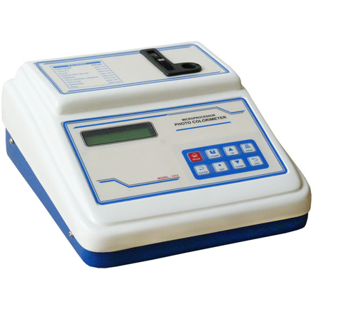 Microprocessor Photo Colorimeter - 220 Volt Electric Laboratory Device | Elegant White Finish, Precision Color Measurement