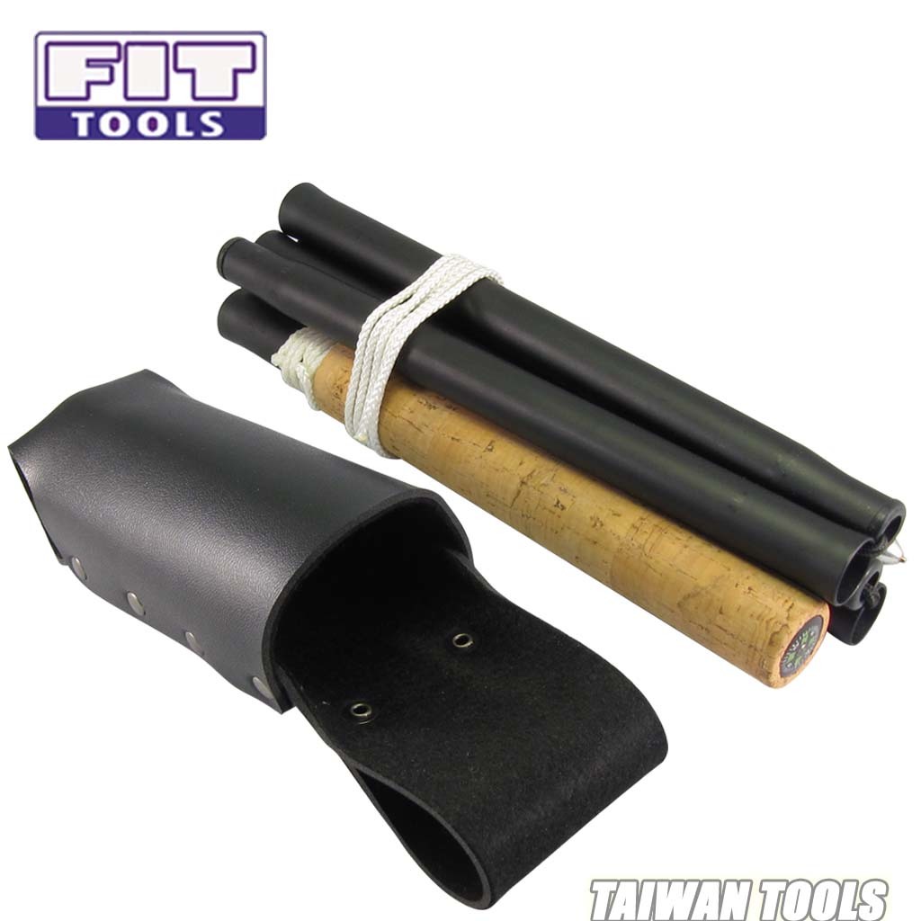 Fit Tools 52 Inch 6 Sections Folding Wade Staff Rod With Compass