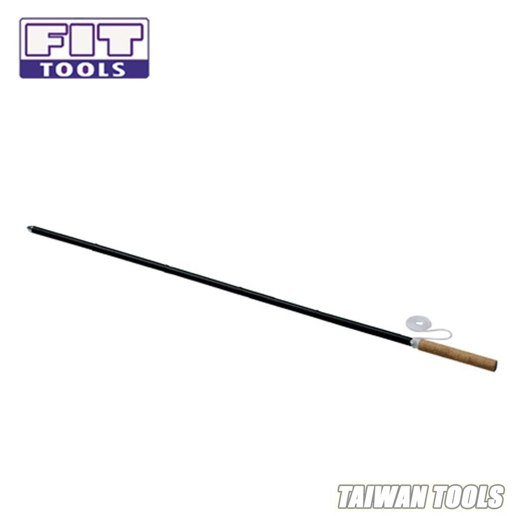 Fit Tools 52 Inch 6 Sections Folding Wade Staff Rod With Compass