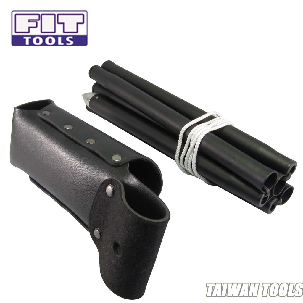 Fit Tools 52 Inch 6 Sections Folding Wade Staff Rod With Compass