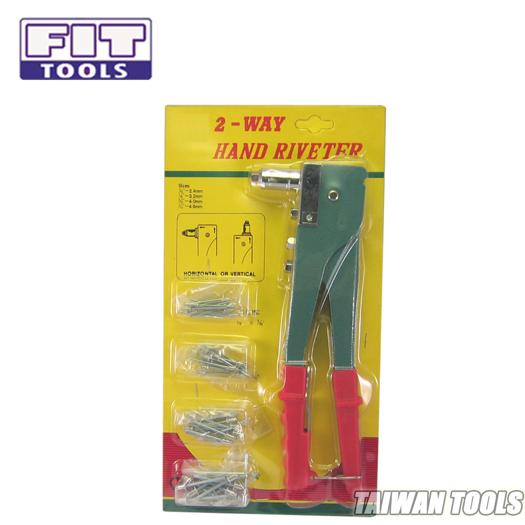 Fit Tools Hand 2 Way Horizontal Or Vertical Riveter With 60 Rivet