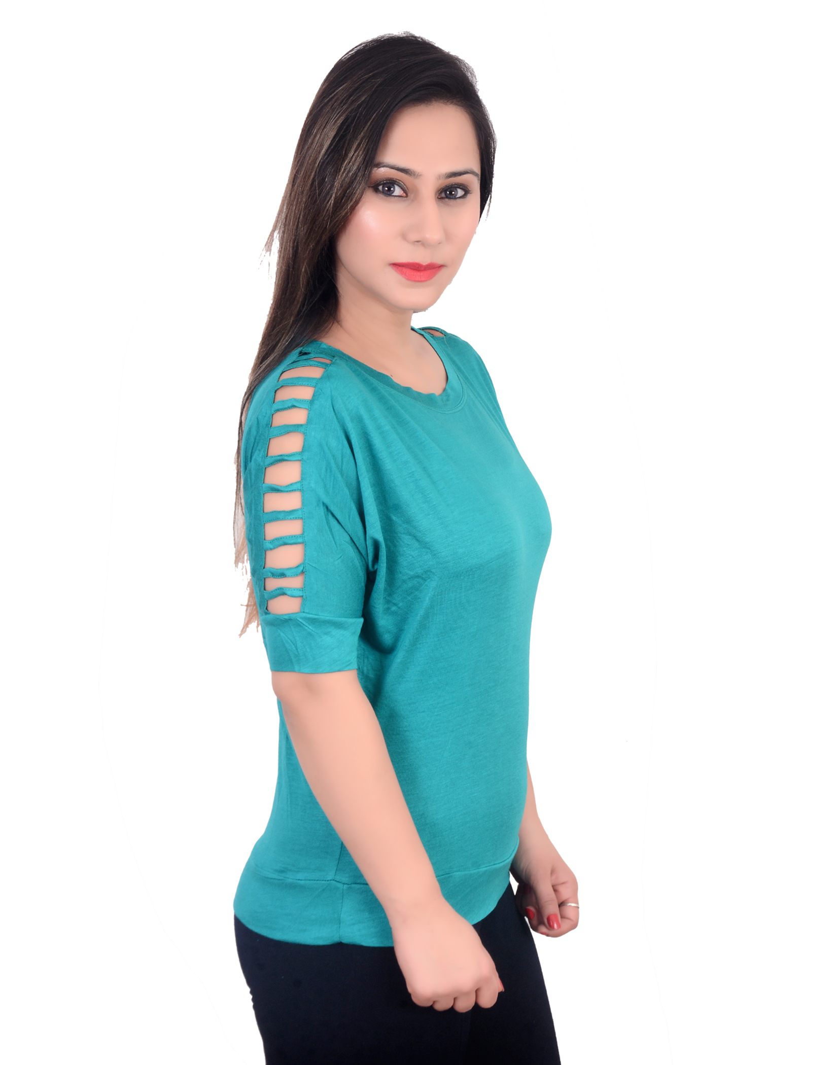 Women Top - Viscose, Casual Sleeveless Design | Sun Protection For Versatile Style