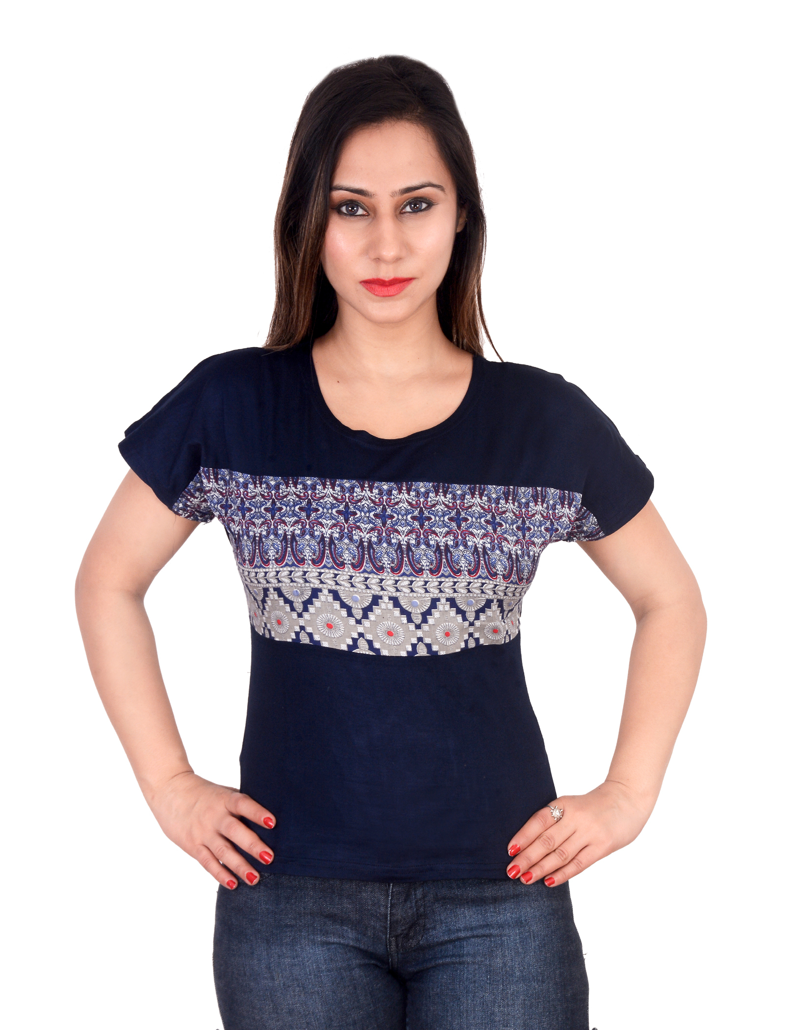 Ladies Tshirt Ag-0007-bk-hs-pnt-ts