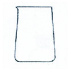 स्पाउट के साथ बीकर