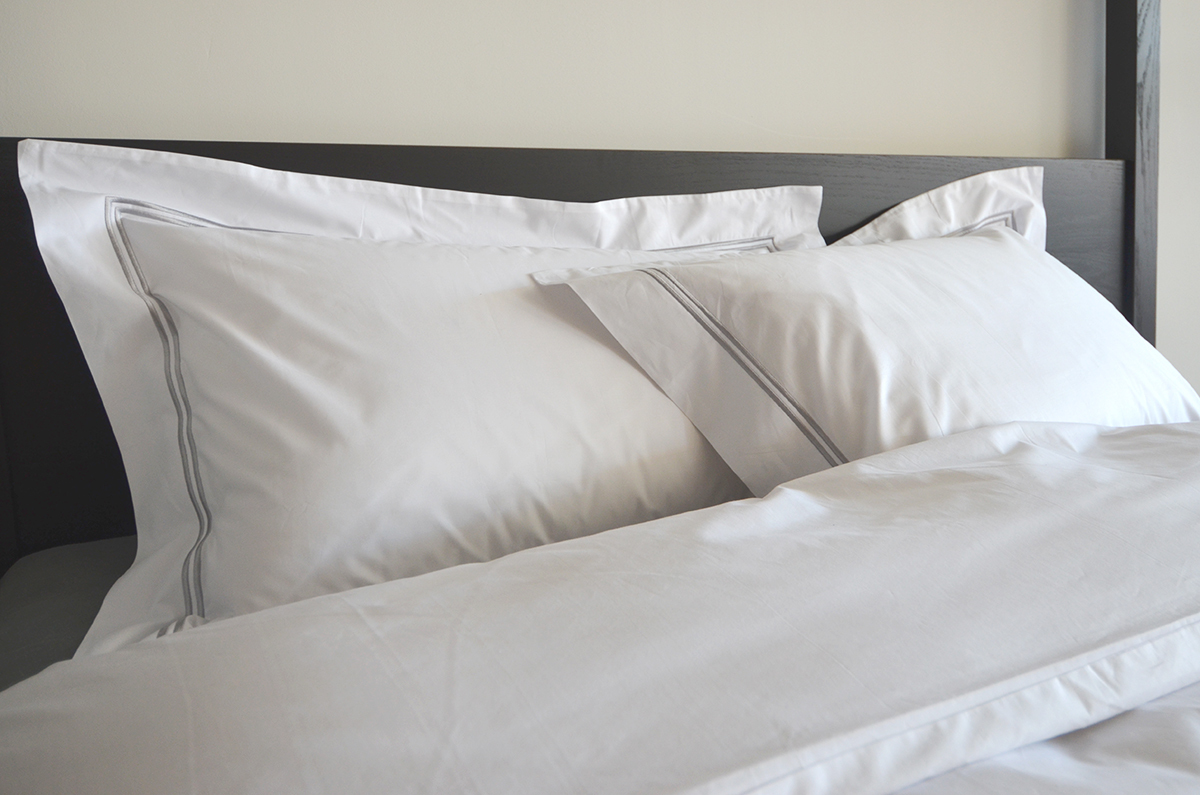 Hotel Pillow Cover - 100% Cotton, Plain Percale/sateen & Satin Stripes Weave | Shrink Resistant, Washable, Anti-piling, Custom Sizes & Patterns