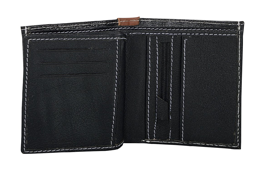 Black Fancy Leather Wallet