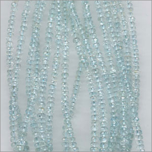Aquamarine Facetted Beads