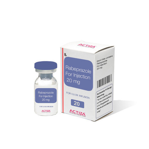 Rabeprazole Injection - 20 mg Solution, Intravenous Application for Treatment of Acidity and Ulcers, 5ml-10ml Dosage