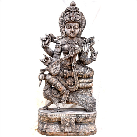 Metal Saraswati Statue