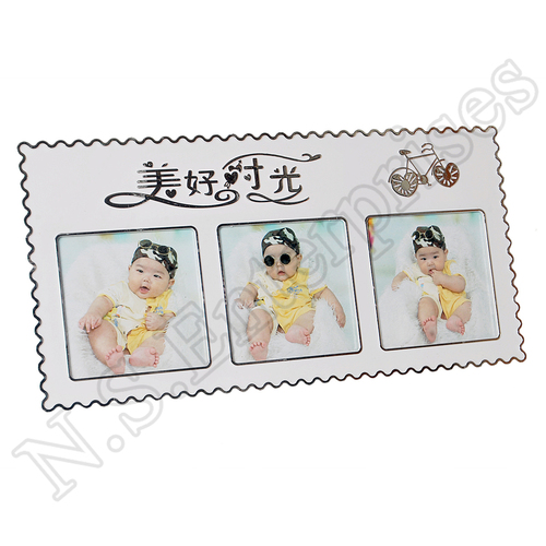 CF-23 Collage Frame - Plastic Material, 93231154129004552539 | White Color, Stylish Design for Collage Photo Display