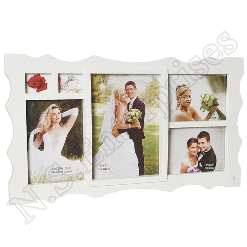 CF-40 Collage Frame - Plastic Material, 983315015190045525399323115412 | White Color Ideal for Displaying Memories in a Stylish Way