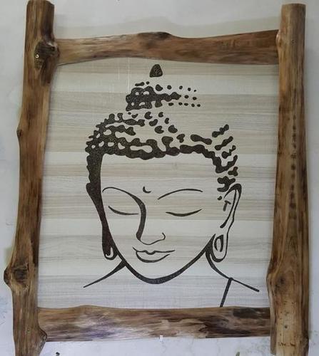 Multi Wooden Decorative Buddha Wall Hanging