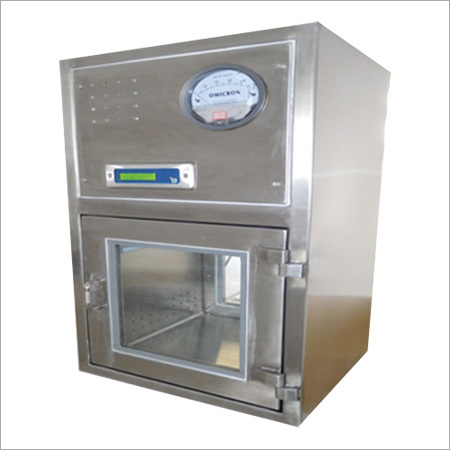 Dynamic Pass Box - Stainless Steel, Customizable Dimensions | Sliding Door, Interlock System, Dynamic Airflow, HEPA Filter, 110V/220V Power